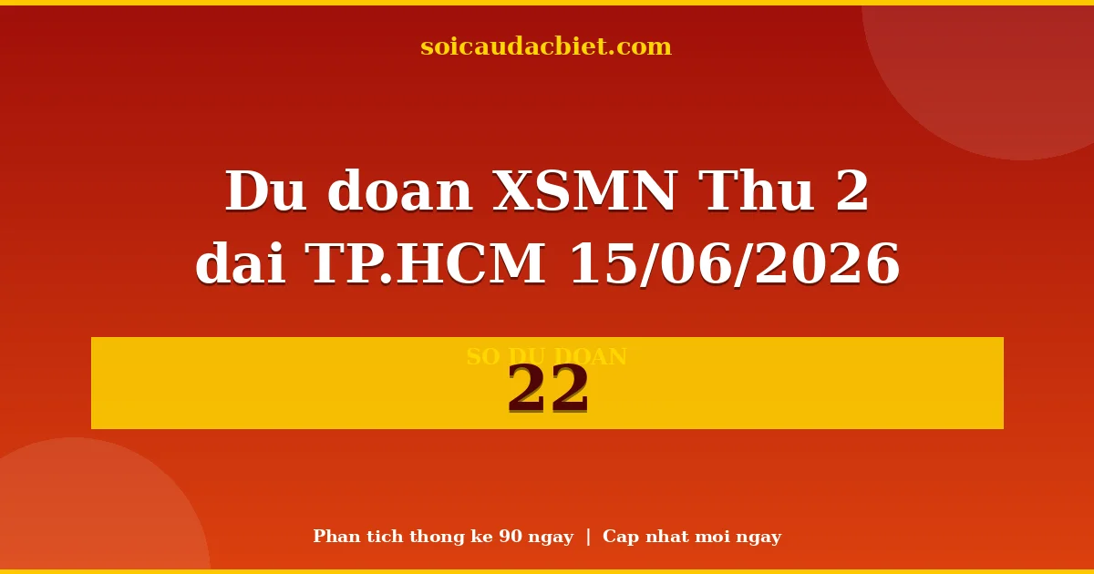 KQXS TP.HCM Thứ 2 15/06 — Kết quả xổ số TP.HCM hôm nay