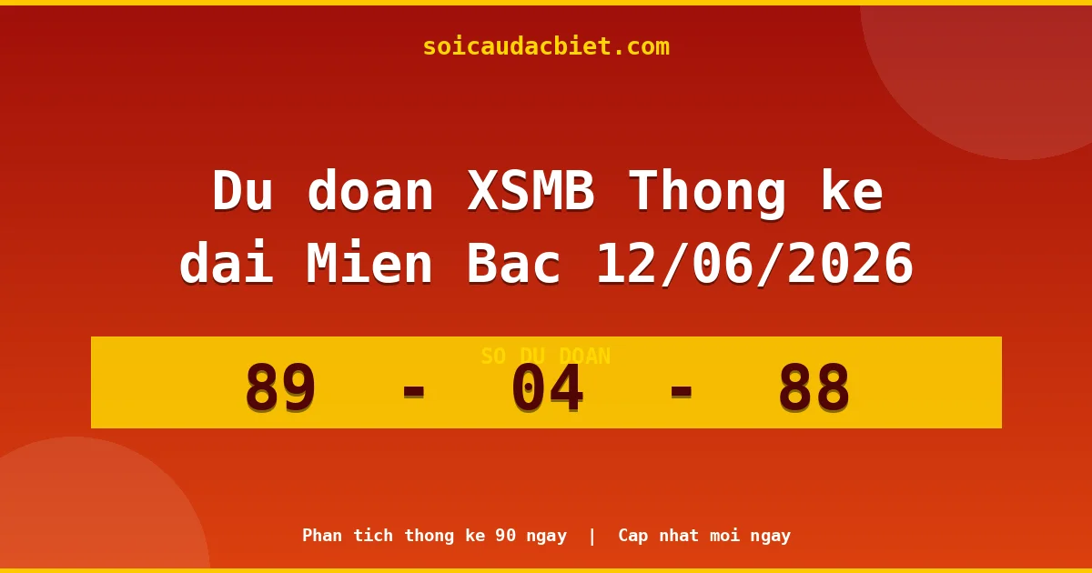 Thống kê lô gan Miền Bắc hôm nay 12/06 — Lô về chưa về lâu nhất